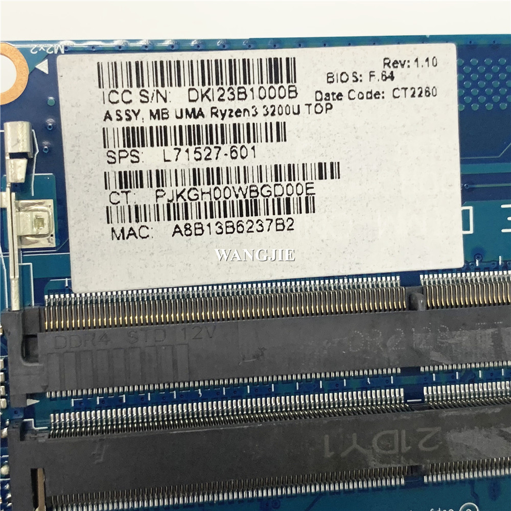 For HP 14-DK Laptop Motherboar - đánh giá và giá Ddr4 3200 16Gb